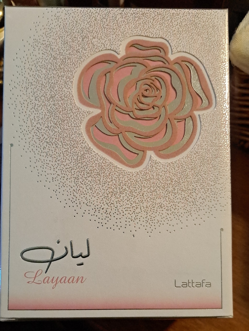 Lattafa Layaan Women's Fragrance - Pink & Silver Packaging